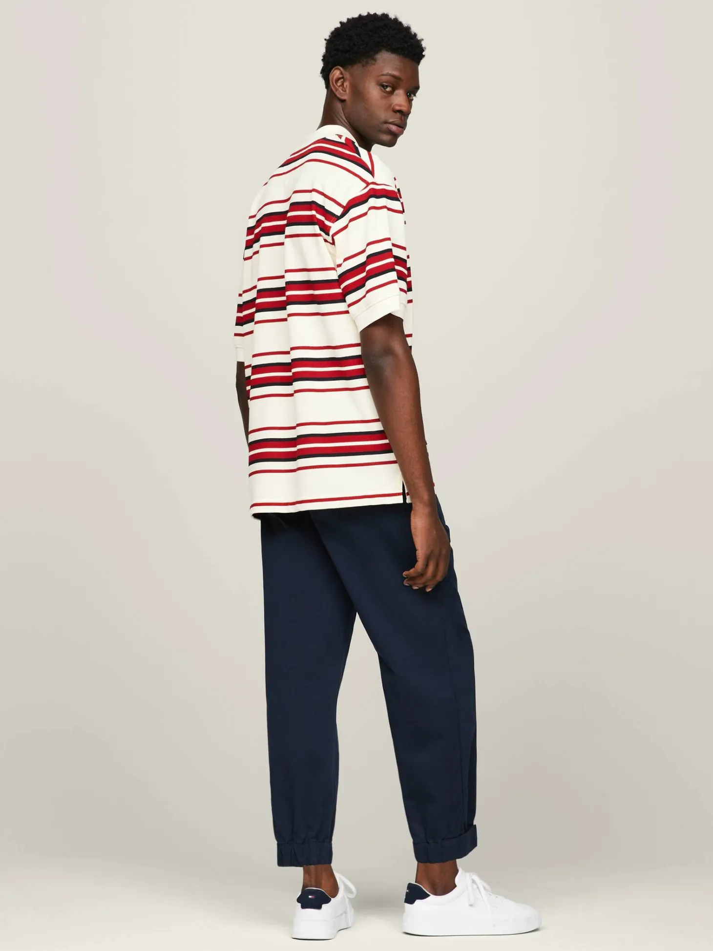 Herren Poloshirt mit Wabenstruktur Regular Fit