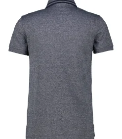 Herren Poloshirt PRETWIST MOULINE Slim Fit Kurzarm