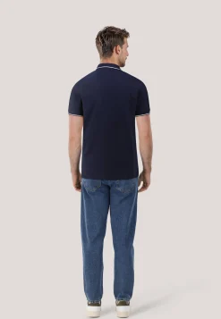 Herren Poloshirt TIPPING PIQUE RUGGER Regular Fit Kurzarm