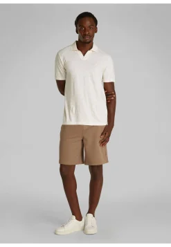 Herren Poloshirts aus Bio-Baumwolle und Leinen LINEN COTTON CUBAN COLLAR POLO