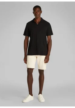 Herren Poloshirts aus Bio-Baumwolle und Leinen LINEN COTTON CUBAN COLLAR POLO