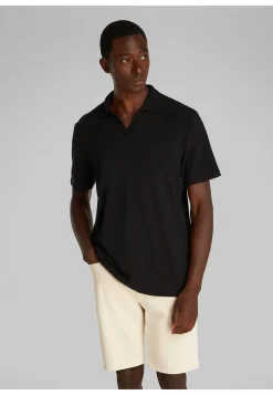 Herren Poloshirts aus Bio-Baumwolle und Leinen LINEN COTTON CUBAN COLLAR POLO