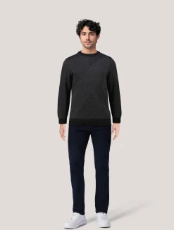 Herren Pullover aus Schurwolle Regular Fit