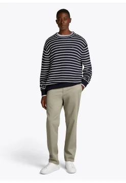 Herren Pullover mit Breton-Streifen