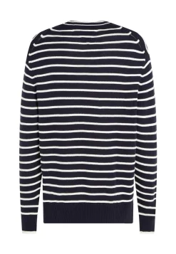 Herren Pullover mit Breton-Streifen