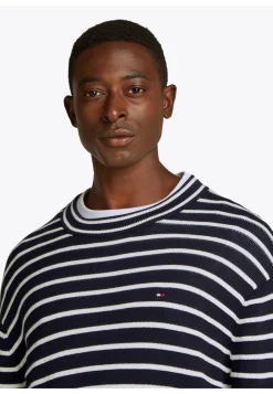 Herren Pullover mit Breton-Streifen