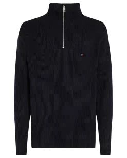 Herren Pullover mit Troyer-Kragen