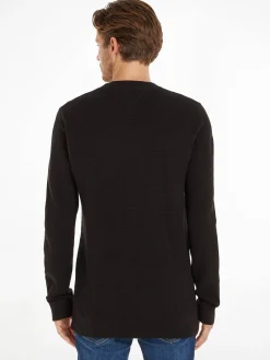 Herren Pullover REG ESSENTIAL WAFFLE