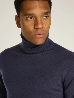 Herren Rollkragenpullover SUPERIOR WOOL Strickpullover aus Wolle