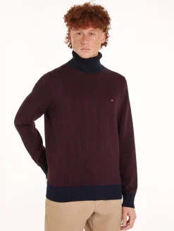 Herren Rollkragenpullover GIFTING 2 TONE FAIRISLE ROLL NK