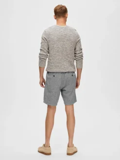 Herren Shorts SLHCOMFORT-BRODY LINEN SHORTS