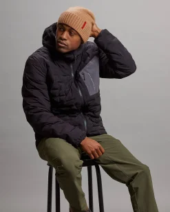 Herren Steppjacke D-3L REVERSIBLE LIGHT HOOD JACKET