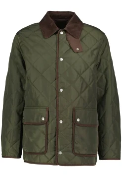 Herren Steppjacke mit Fleece und Cordbesatz