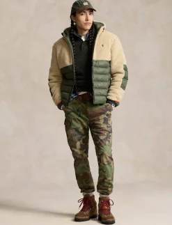 Herren Steppjacke mit Fleecedetails