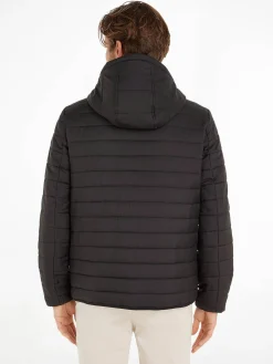 Herren Steppjacke mit Kapuze QUILTED CRINKLE JACKET HOOD
