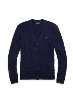 Herren Strickjacke aus Wolle und Kaschmir