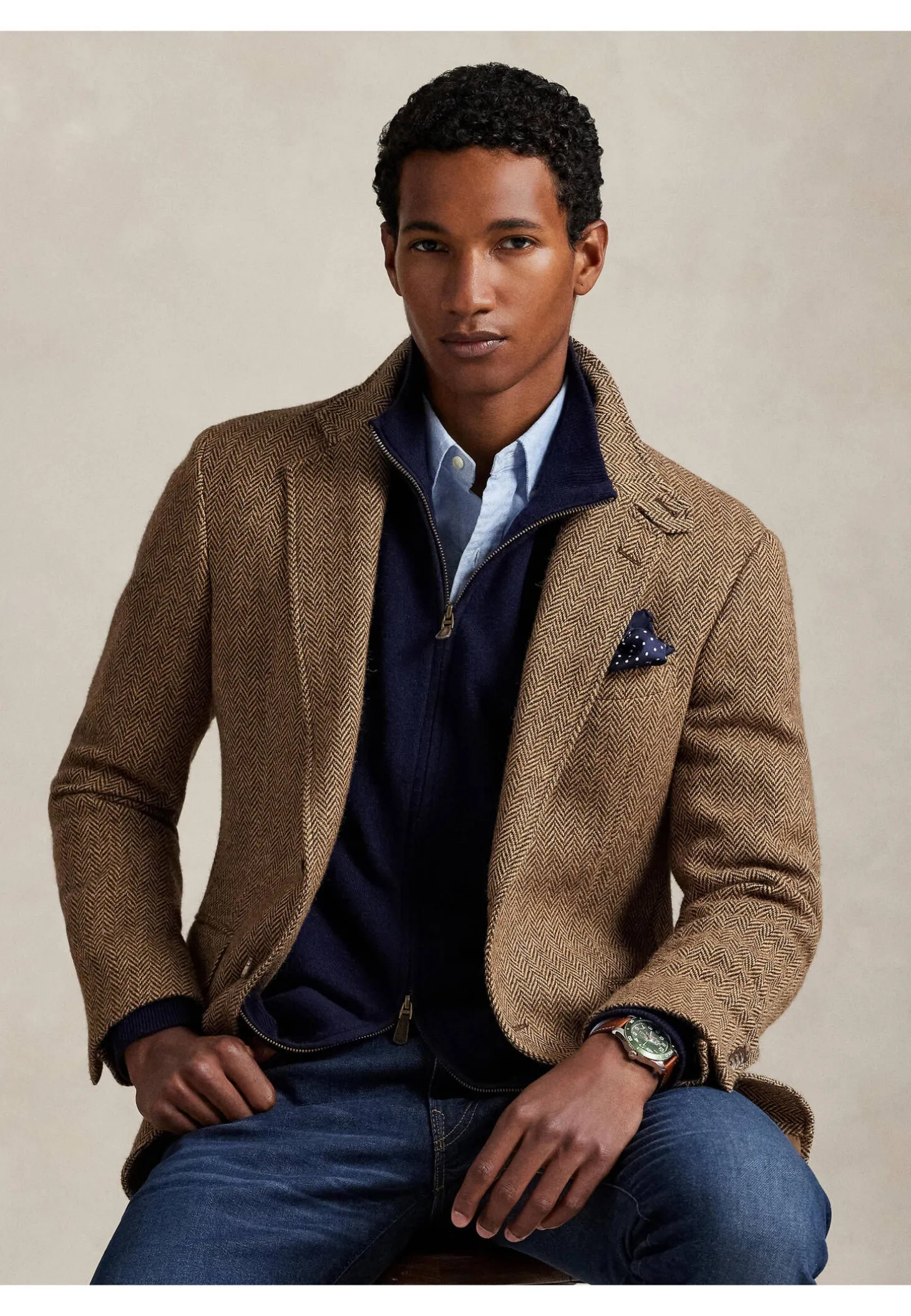 Herren Strickjacke aus Wolle