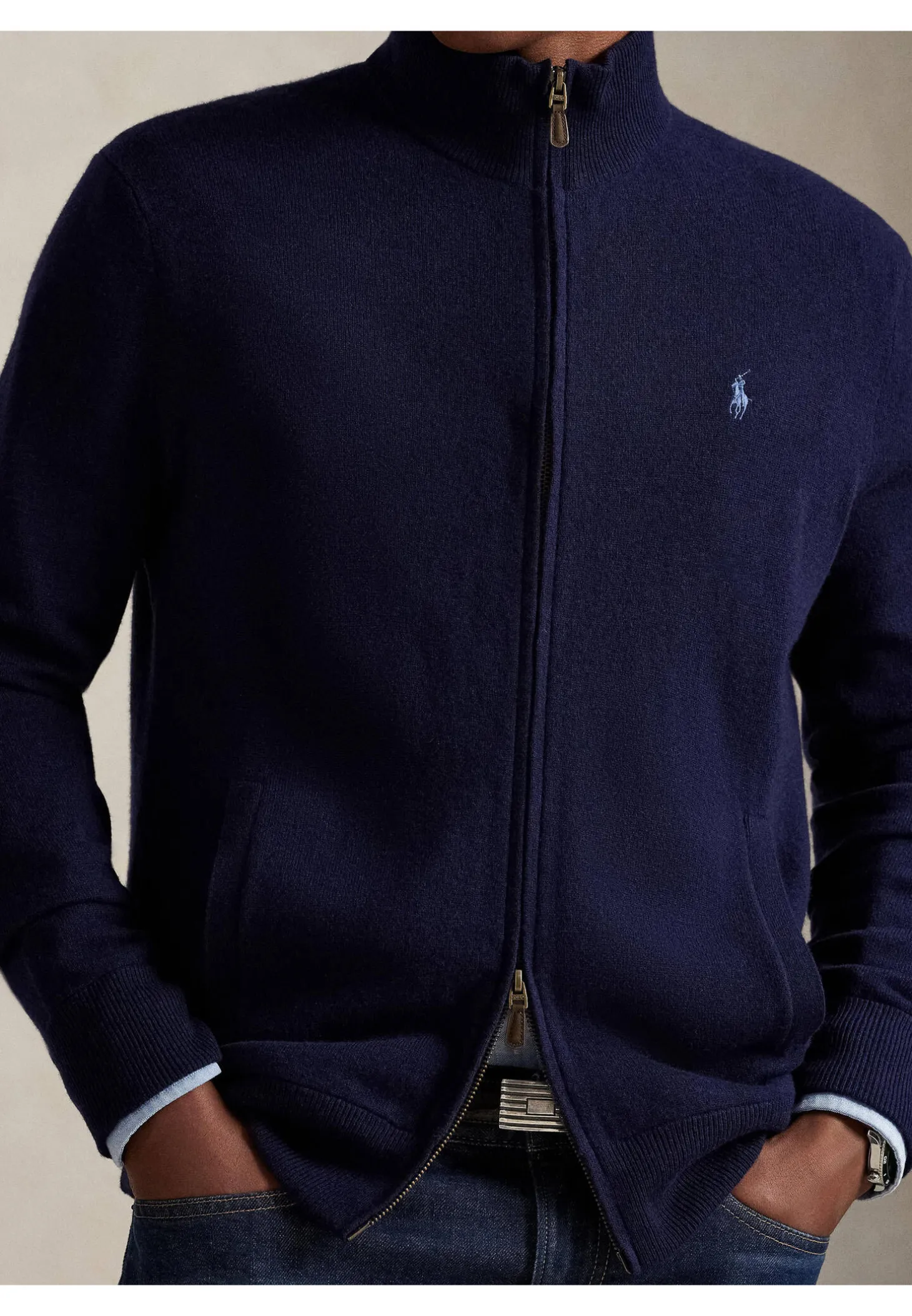 Herren Strickjacke aus Wolle