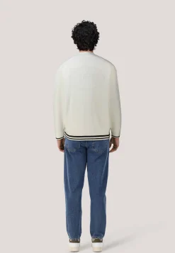 Herren Strickjacke Baumwolle-Lyocell-Mix K_MESH HERITAGE