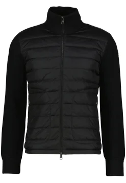 Herren Strickjacke mit gesteppter Vorderseite