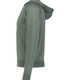 Herren Strickjacke mit Kapuze aus Merinowolle CARTY 24GG EXTRAFINE MERINO EASY HOODY