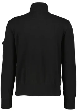 Herren Strickjacke mit Steppfront und Daunenwattierung