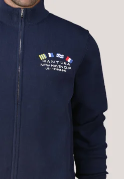 Herren Strickjacke NAUTICAL FLAGS Regular Fit