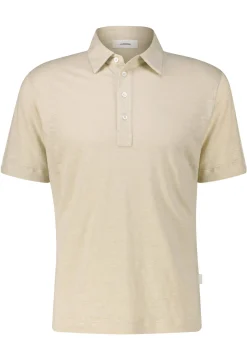 Herren Strickpolo aus Leinen