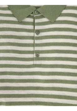 Herren Strickpolo mit Leinen PEDRO S