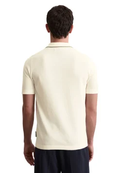 Herren Strickpoloshirt aus Bio-Baumwolle