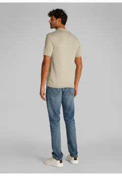 Herren Strickpoloshirt KNITTED SUPIMA COTTON POLO S/S