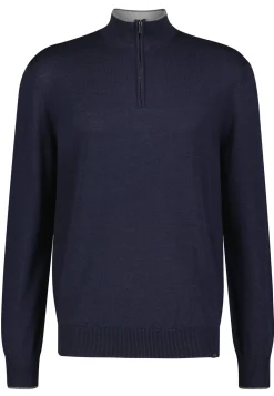 Herren Strickpullover aus Wolle mit Seide