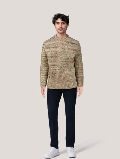 Herren Strickpullover aus Baumwoll-Wolle-Mix LEANDO