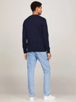 Herren Strickpullover aus Bio-Baumwolle TJM SLIM ESSENTIAL LIGHT SWEATER Slim Fit