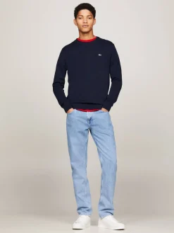 Herren Strickpullover aus Bio-Baumwolle TJM SLIM ESSENTIAL LIGHT SWEATER Slim Fit