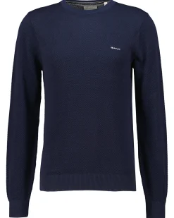 Herren Strickpullover aus Baumwoll-Piqué Regular Fit
