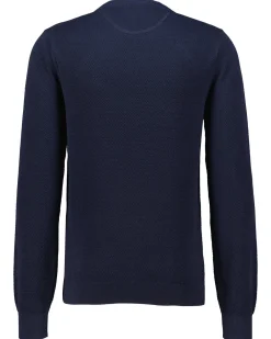 Herren Strickpullover aus Baumwoll-Piqué Regular Fit