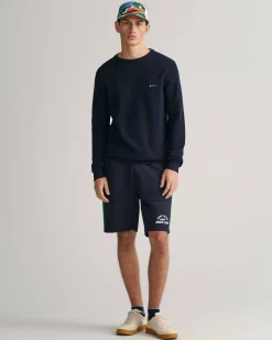 Herren Strickpullover aus Baumwoll-Piqué Regular Fit