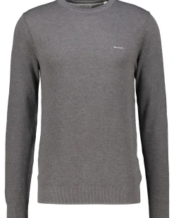 Herren Strickpullover aus Baumwoll-Piqué Regular Fit