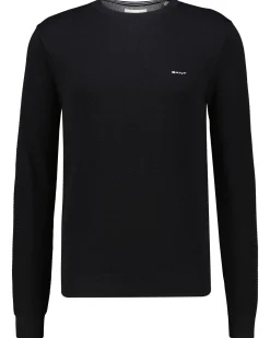 Herren Strickpullover aus Baumwoll-Piqué Regular Fit