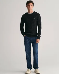 Herren Strickpullover aus Baumwolle COTTON CABLE C-NECK