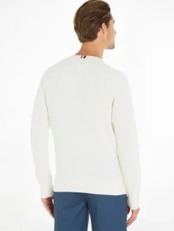 Herren Strickpullover aus Baumwolle CHAIN RIDGE STRUCTURE