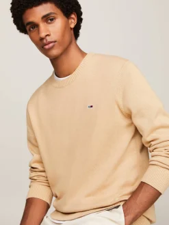 Herren Strickpullover aus Bio-Baumwolle TJM SLIM ESSENTIAL LIGHT SWEATER Slim Fit