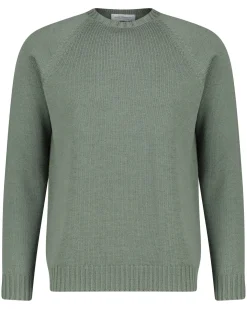 Herren Strickpullover aus Merinowolle DENVER 7GG EXTRAFINE MERINO EASY RN