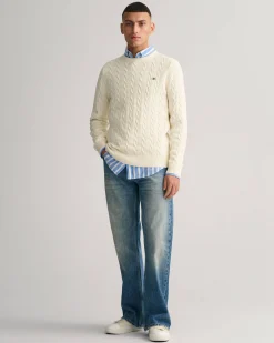 Herren Strickpullover aus Baumwolle COTTON CABLE C-NECK