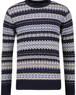 Herren Strickpullover CASE FAIR ISLE aus Lammwolle