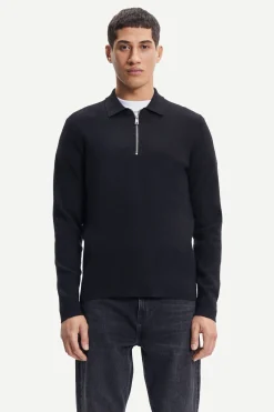 Herren Strickpullover GUNA HALF ZIP