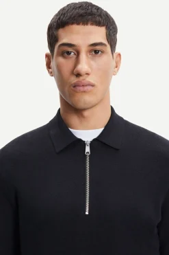 Herren Strickpullover GUNA HALF ZIP