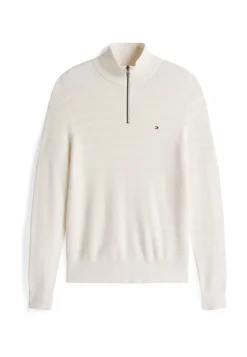 Herren Strickpullover mit Troyer-Kragen