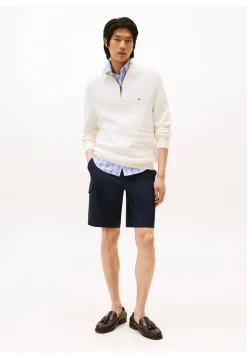 Herren Strickpullover mit Troyer-Kragen